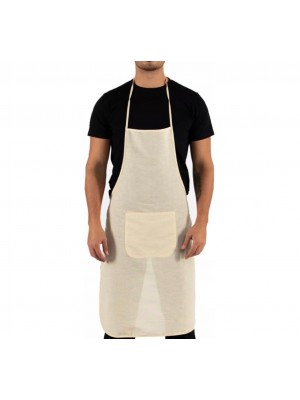 Avental de Adulto em Pano Cru